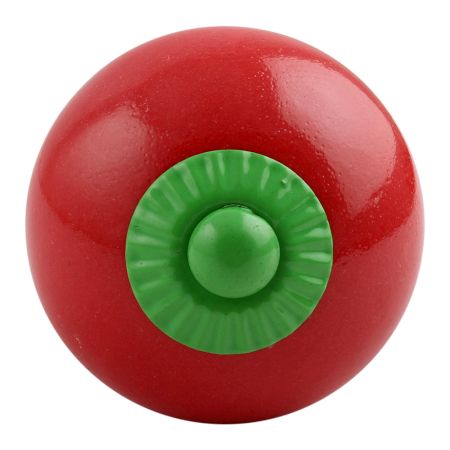 Solid Red Green Fitting Ceramic Knob